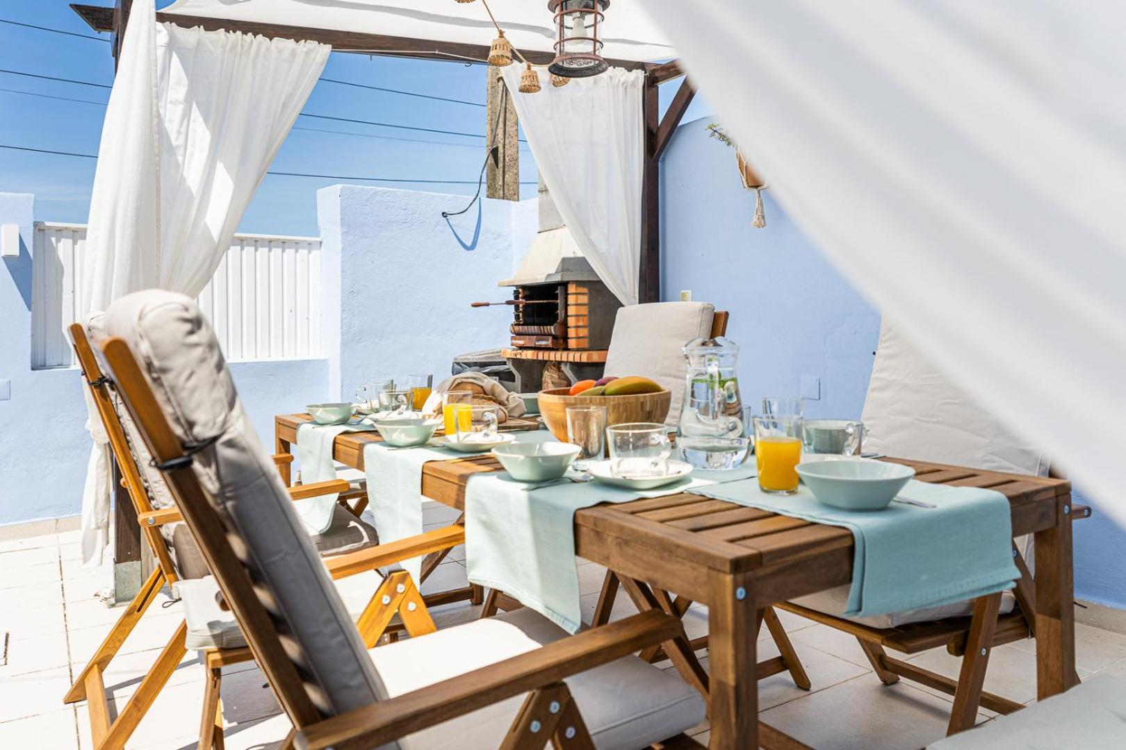Moradia Familiar Piscina 5Min Praia By Host-Point Шарнека Екстер'єр фото